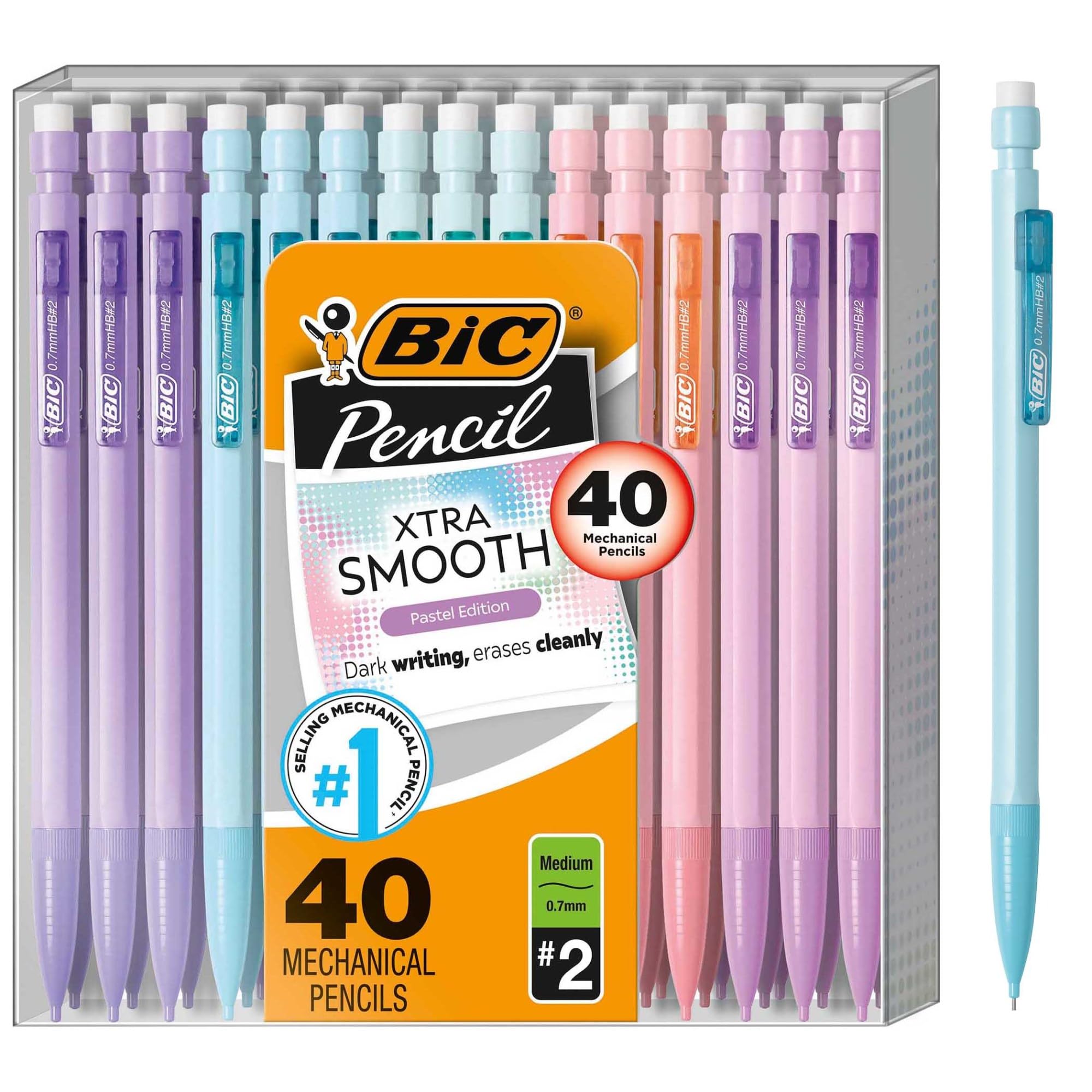Amazon | BIC エクストラスムースシャープペンシル、0.7mmミディアム